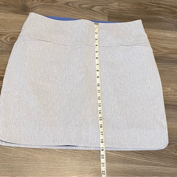 S.C. & CO. Tummy Control Heathered Gray Blue Golf Tennis Skort Womens size XL - Picture 5 of 9